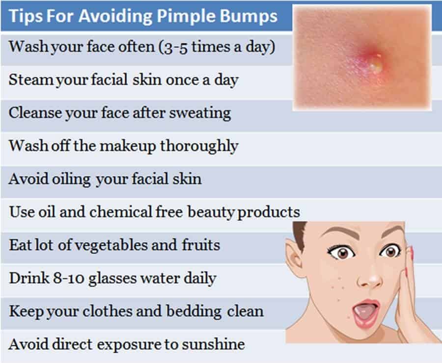 Avoid Pimple Bumps