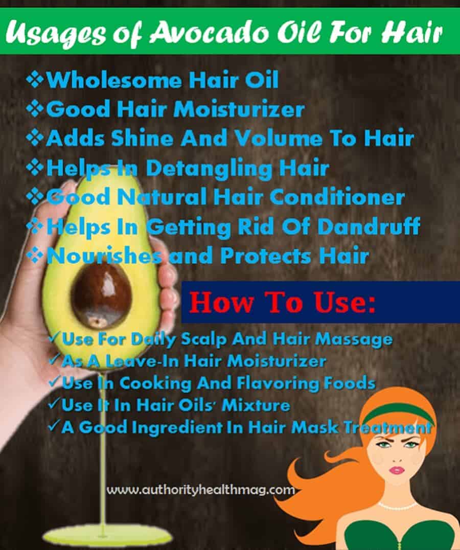 Top Benefits of Avocado oil For Hair