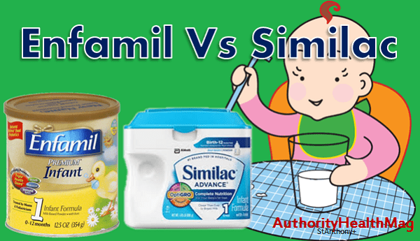 Enfamil And Similac Comparison Chart