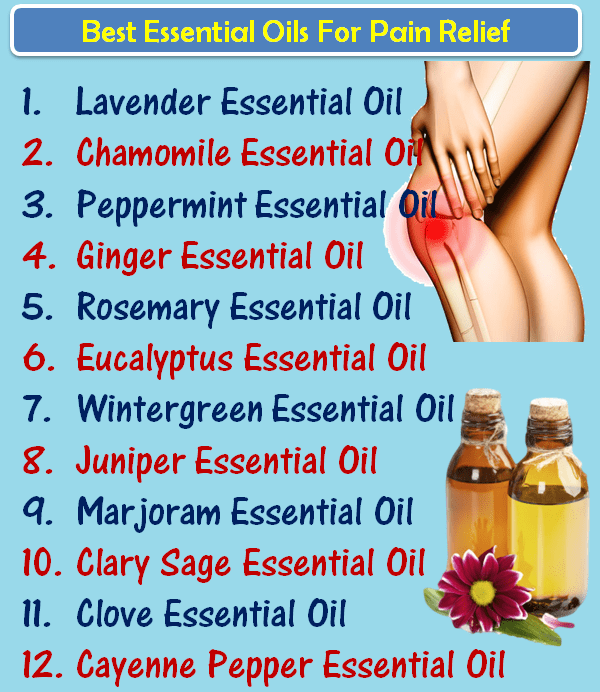 Best Essential Oils For Pain Relief