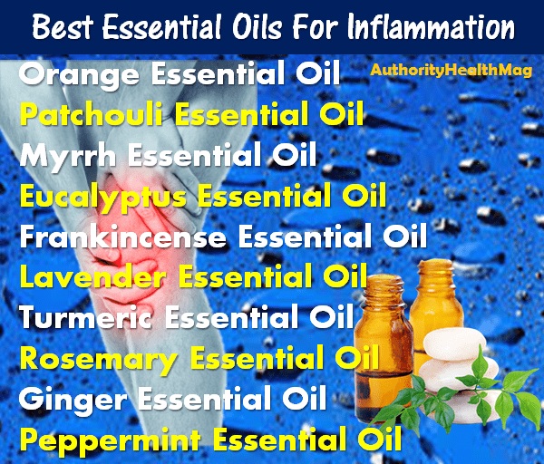 best anti inflammatory essential oils