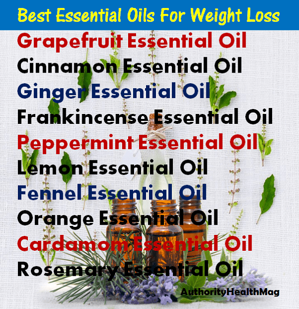 essential oils weight loss
