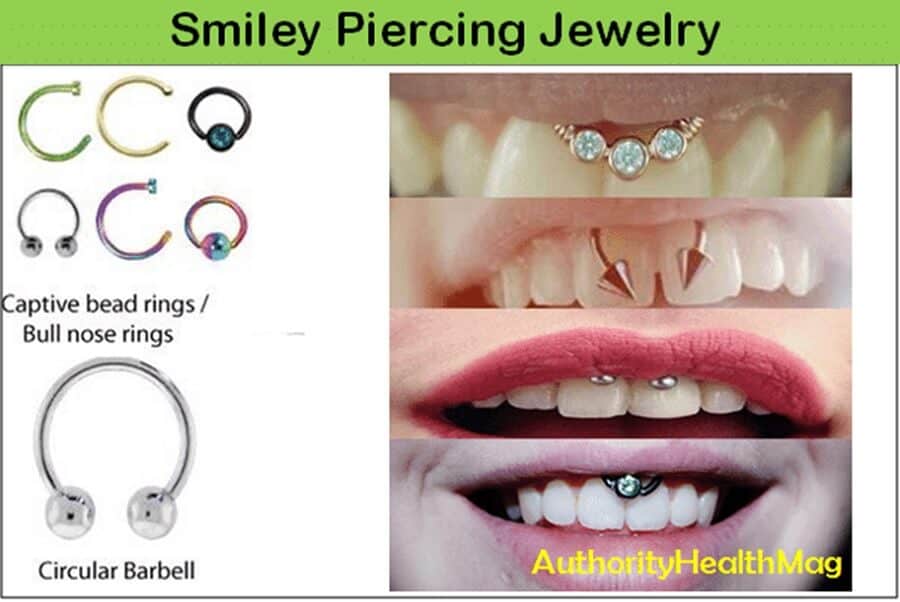 Smiley Piercing Jewelry