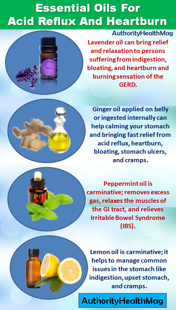 4 Essential Oils For Acid Reflux
