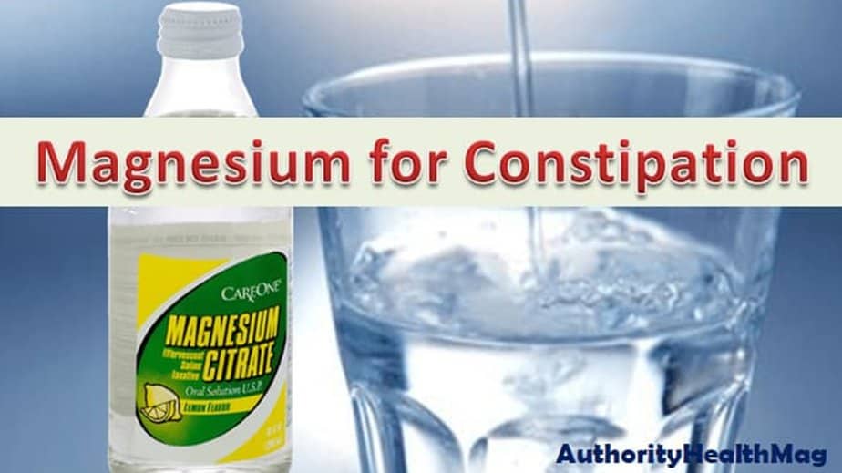 Magnesium Citrate For Constipation
